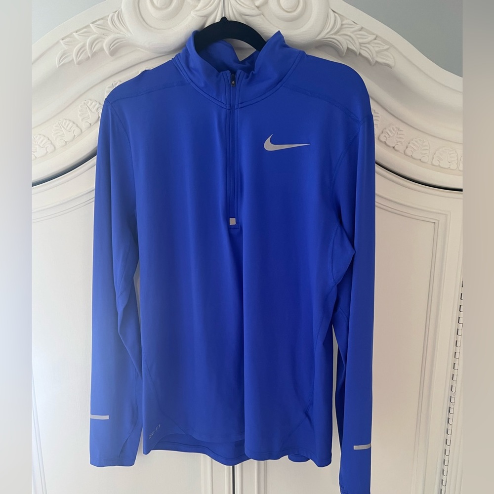 Nike Violet Blue Running 1/4 Zip